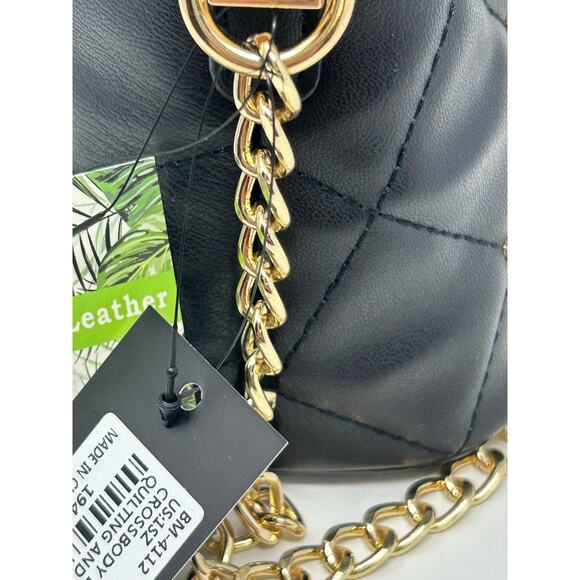 NWT Badgley Mishka Crossbody Dome with Quilting and Studs - Picture 8 of 14